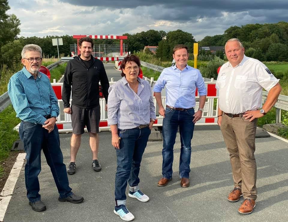 Ortstermin mit Bundestagskandidat Lars Ehm, Ahsen