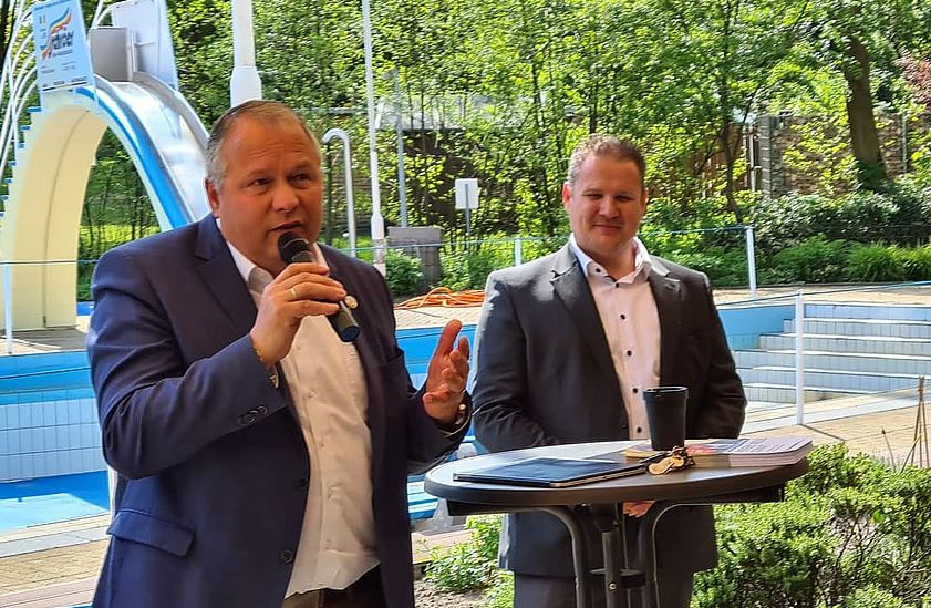 UNTERSTÜTZUNG DES LANDTAGSKANDIDATEN MANFRED LANGENKAMP